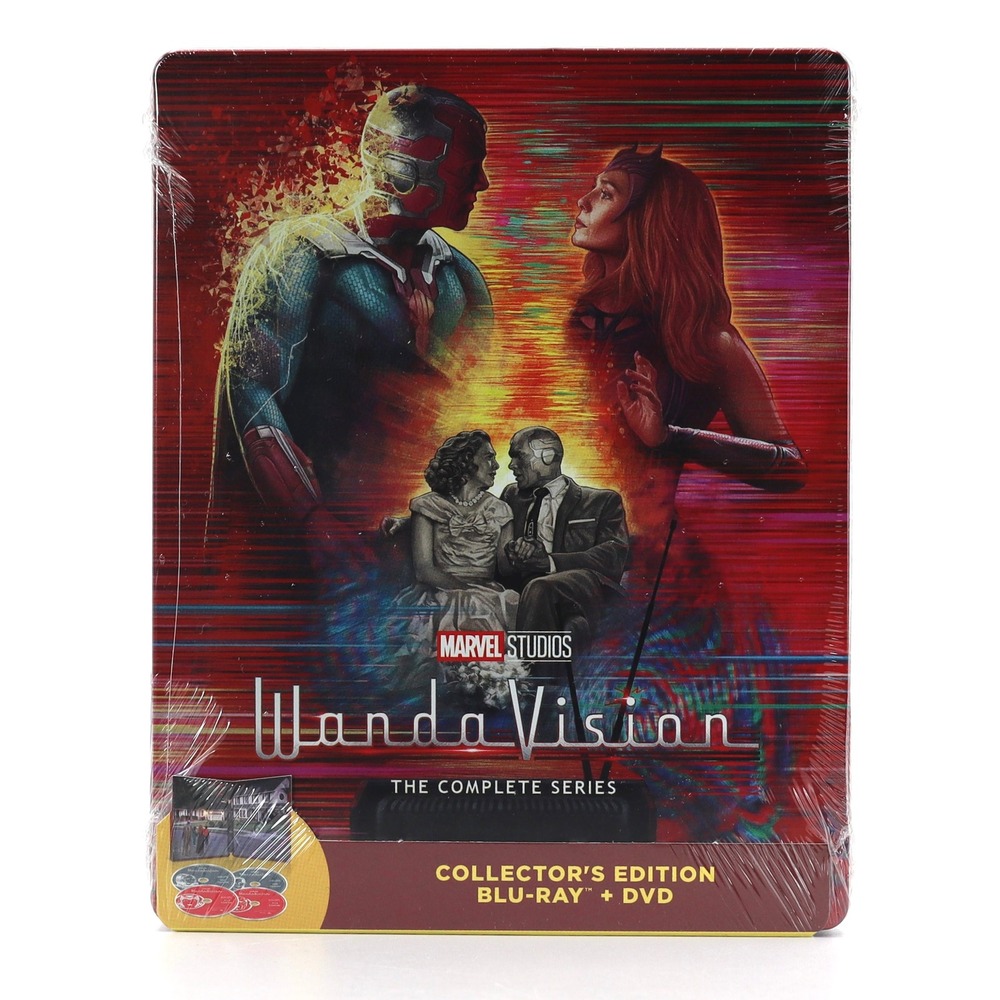 Marvel WandaVision Complete Series Blu-Ray DVD SteelBook Collectors Edition New